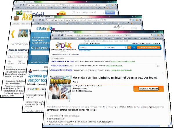 Classificados grátis e anúncios grátis em sistemas de afiliados e Marketing Multinível