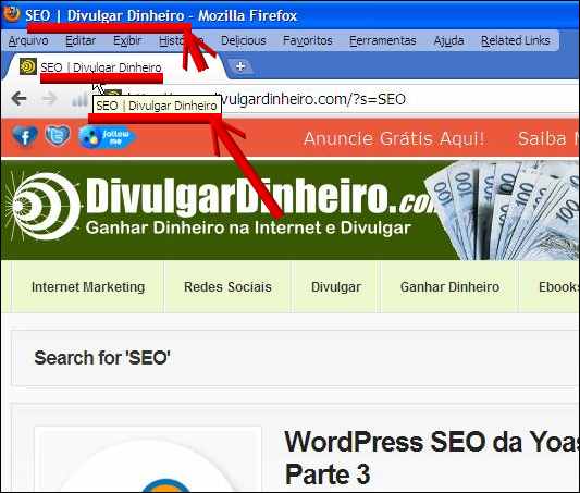 Resultados da pesquisa para o termo "SEO" no DivulgarDinheiro wordpress seo yoast search seo resultados