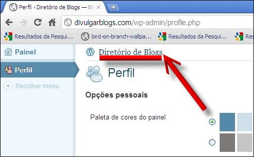 Link para Homepage do Divulgar Blogs link home page divulgar blogs